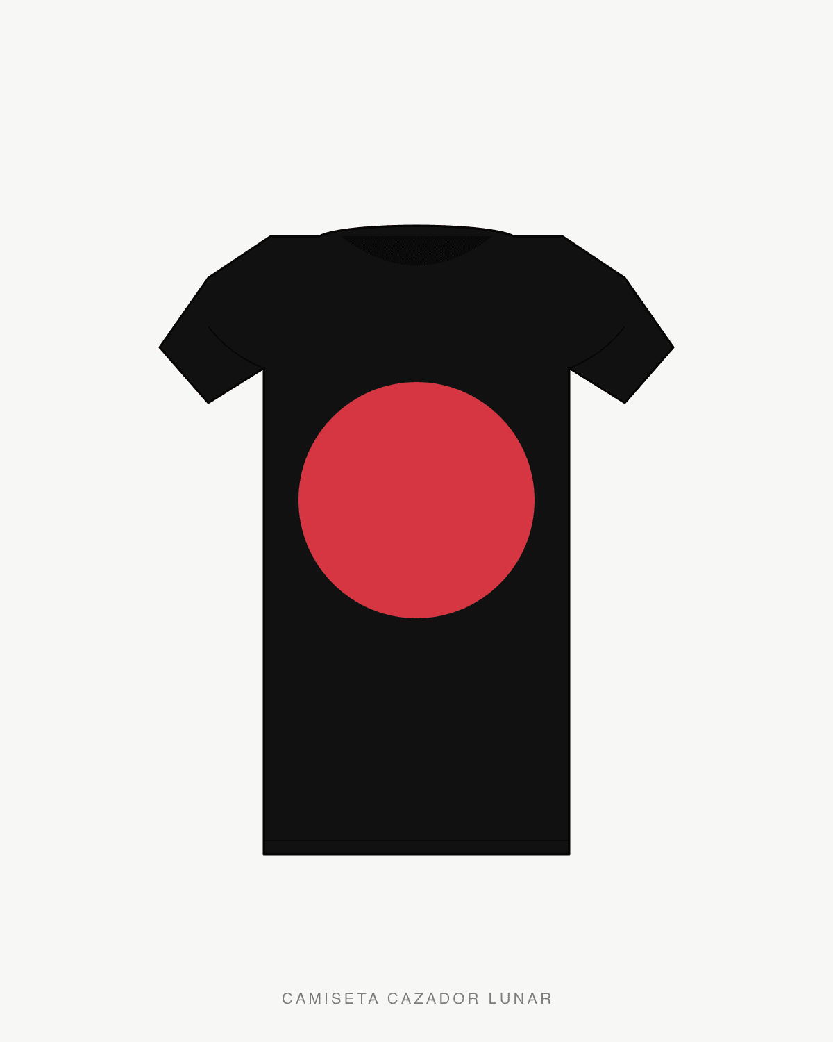 Camiseta Cazador Lunar — front