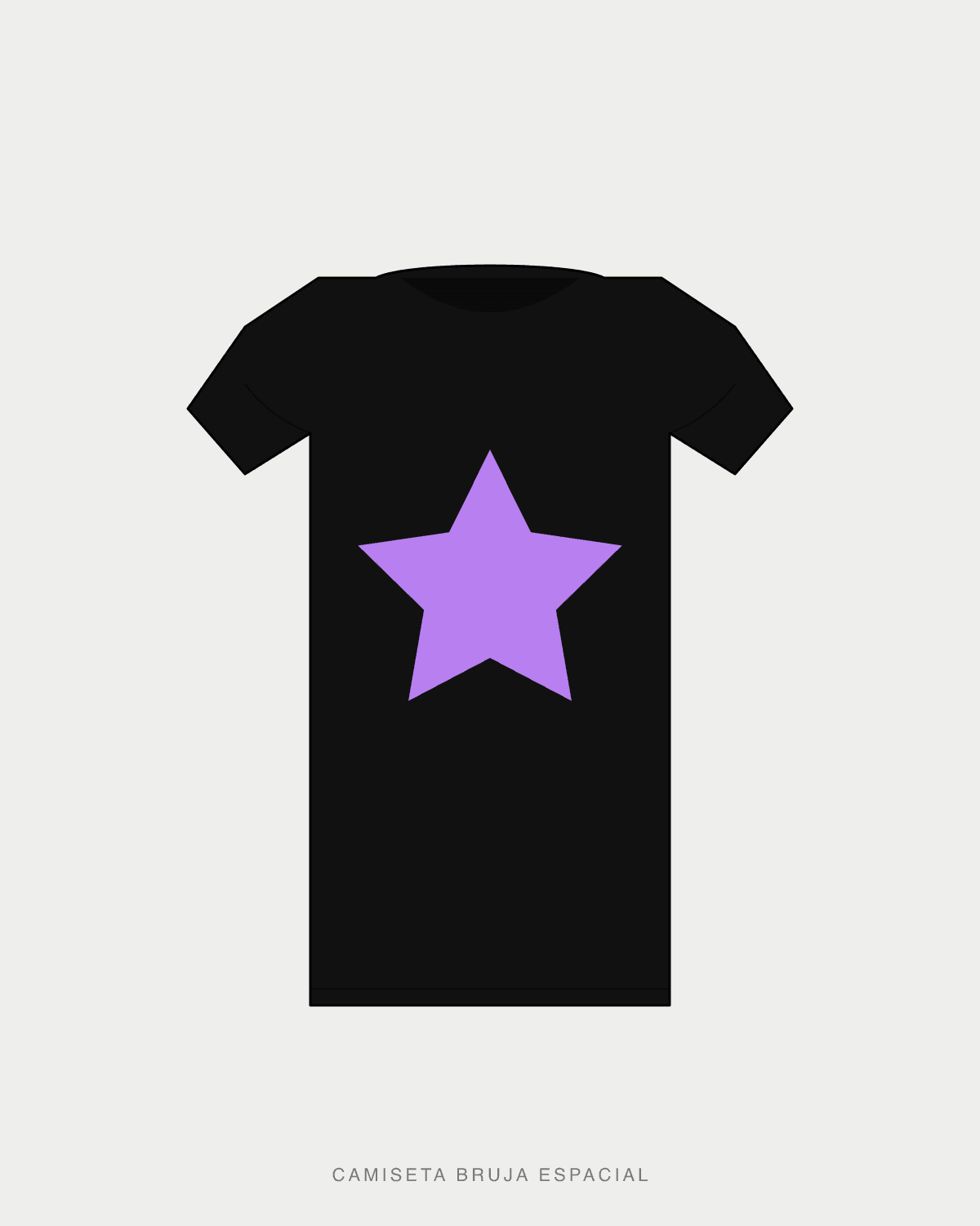Camiseta Bruja Espacial — front