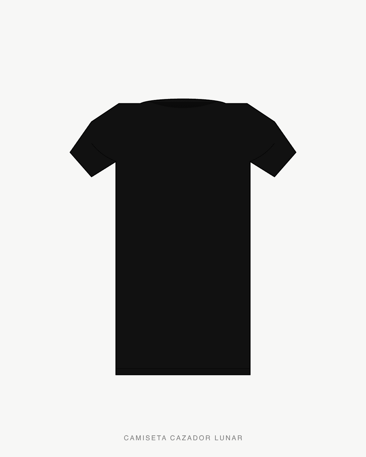Camiseta Cazador Lunar — front