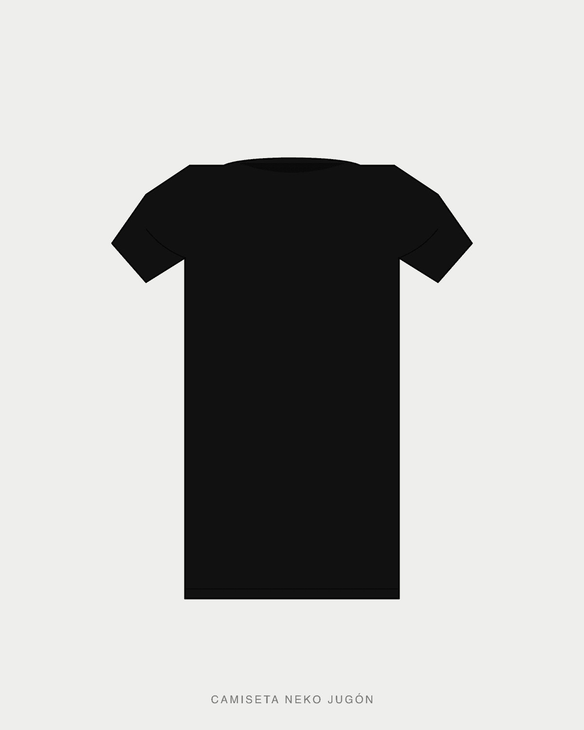 Camiseta Neko Jugón — front