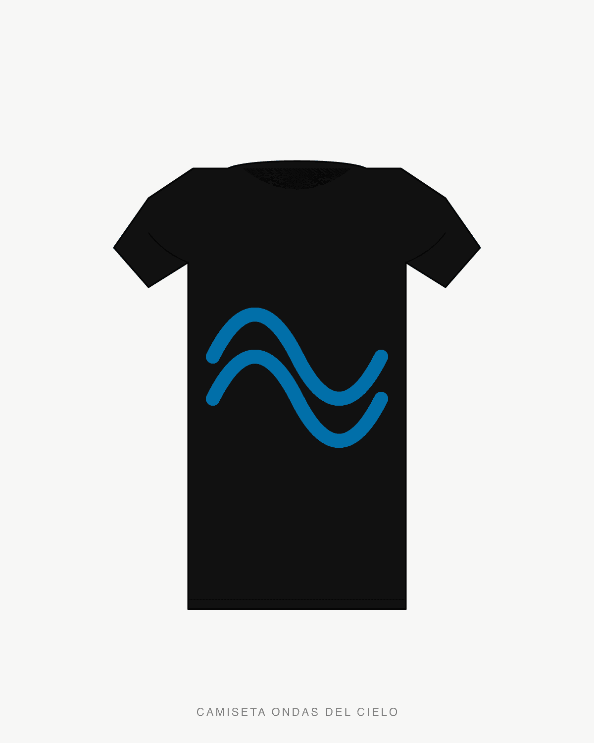 Camiseta Ondas del Cielo — front