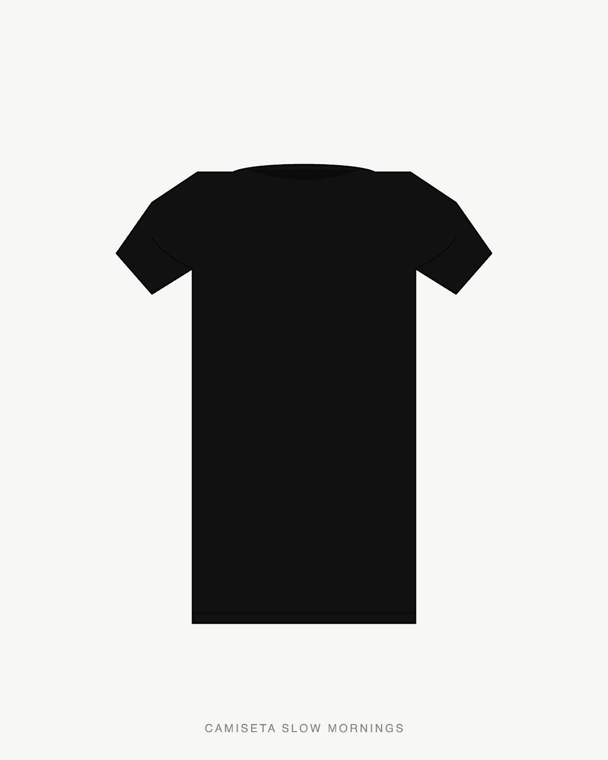 Camiseta Slow Mornings — front