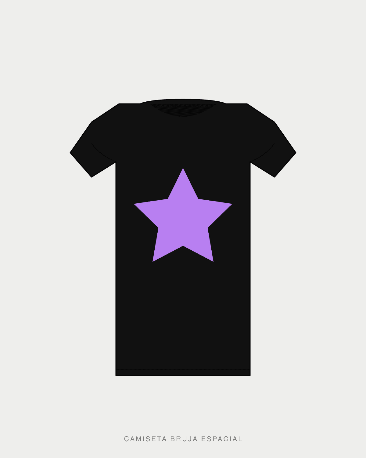 Camiseta Bruja Espacial — front