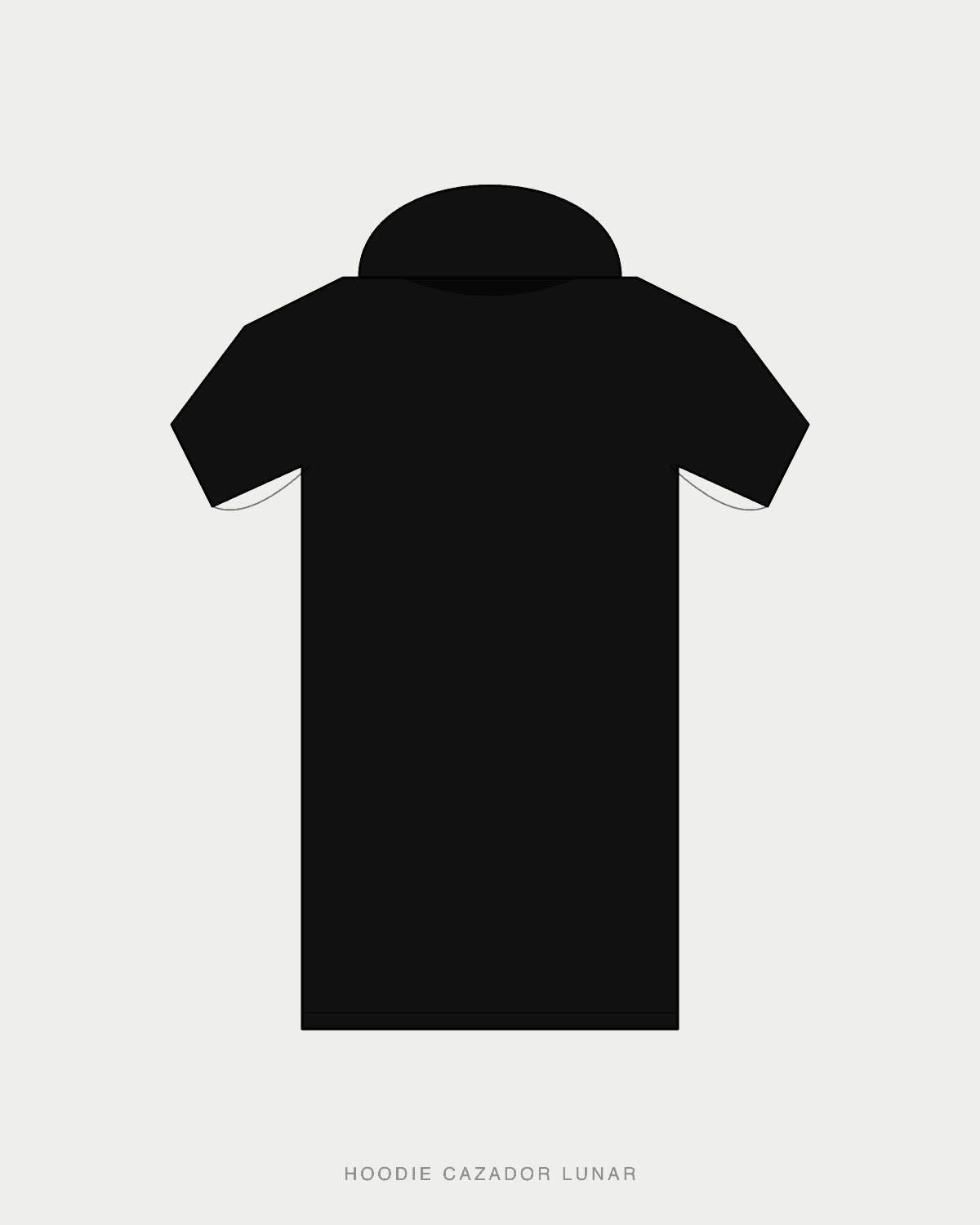 Hoodie Cazador Lunar — front