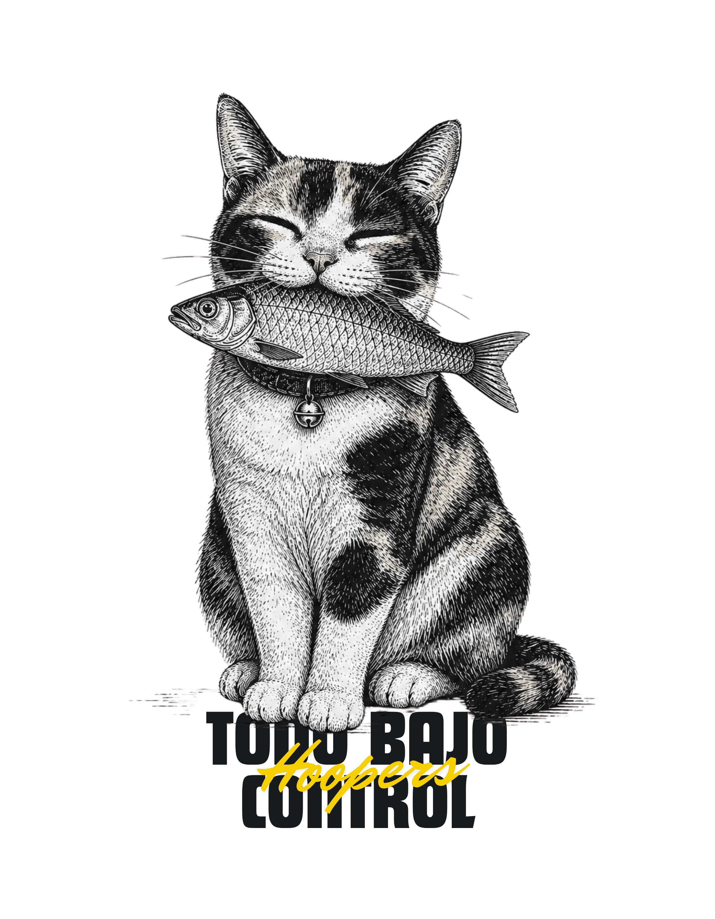 Estampado Todo Bajo Control — Colección Rebel Cats