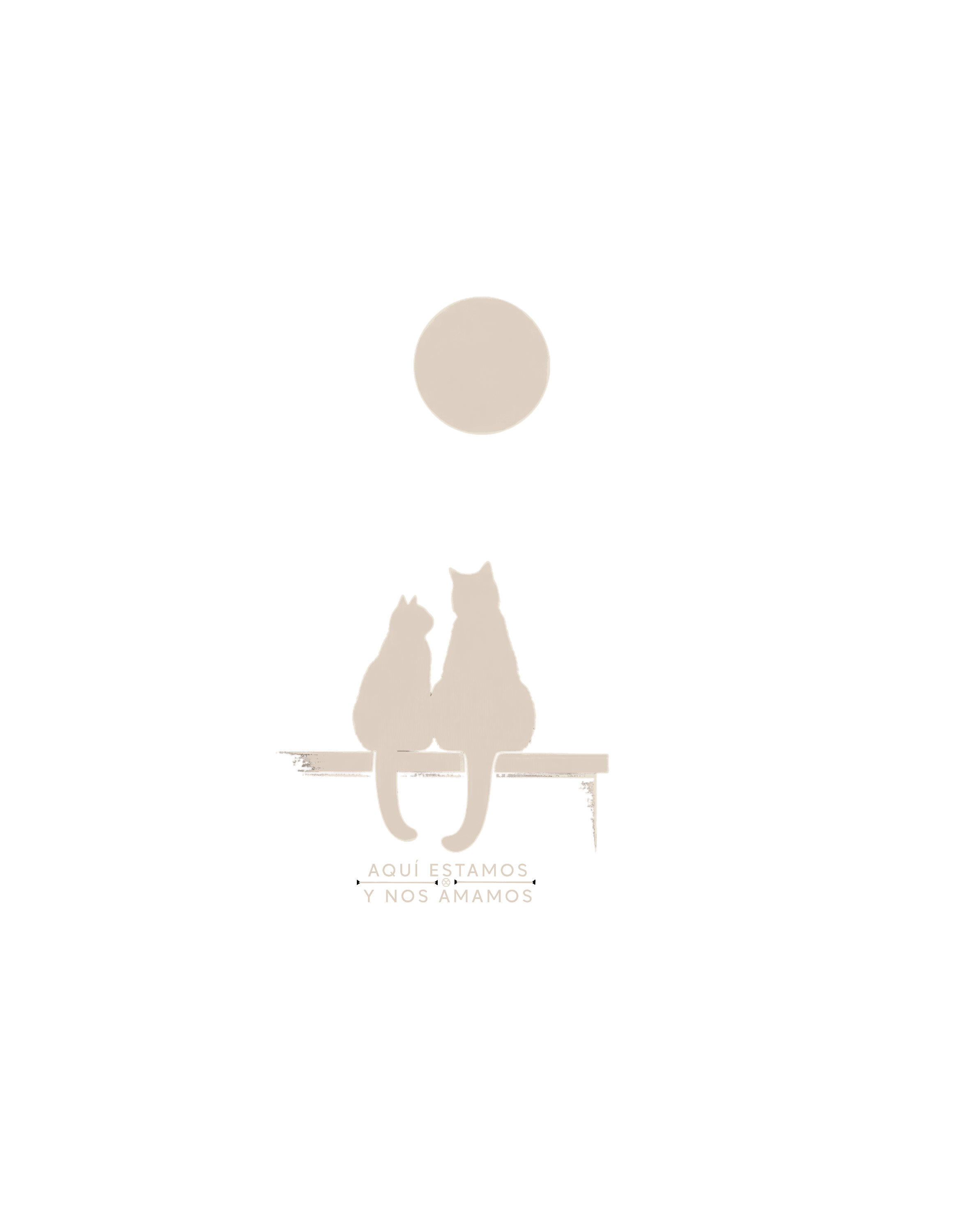 Estampado Aquí Estamos — Colección Rebel Cats