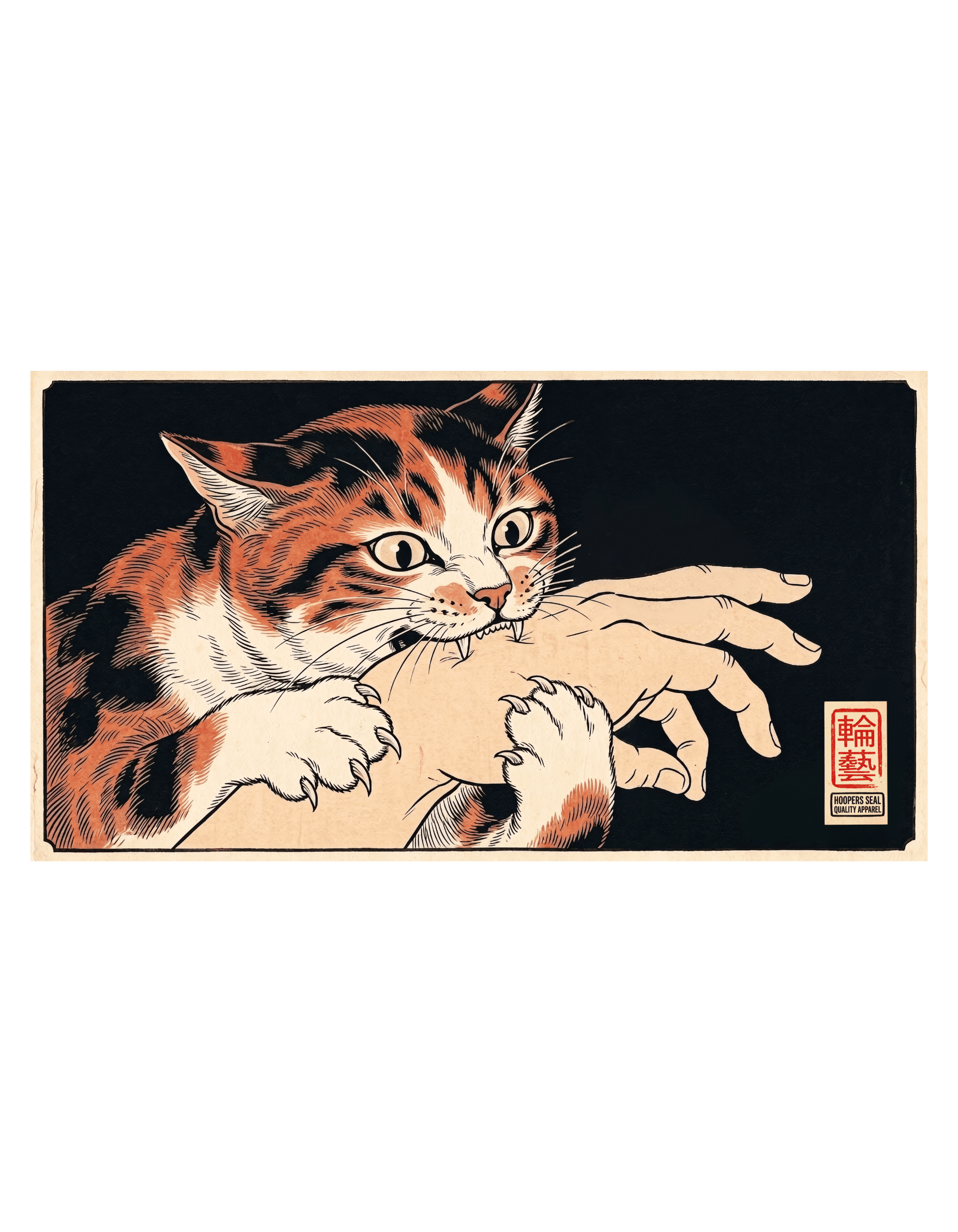 Estampado El Mordisco — Colección Rebel Cats