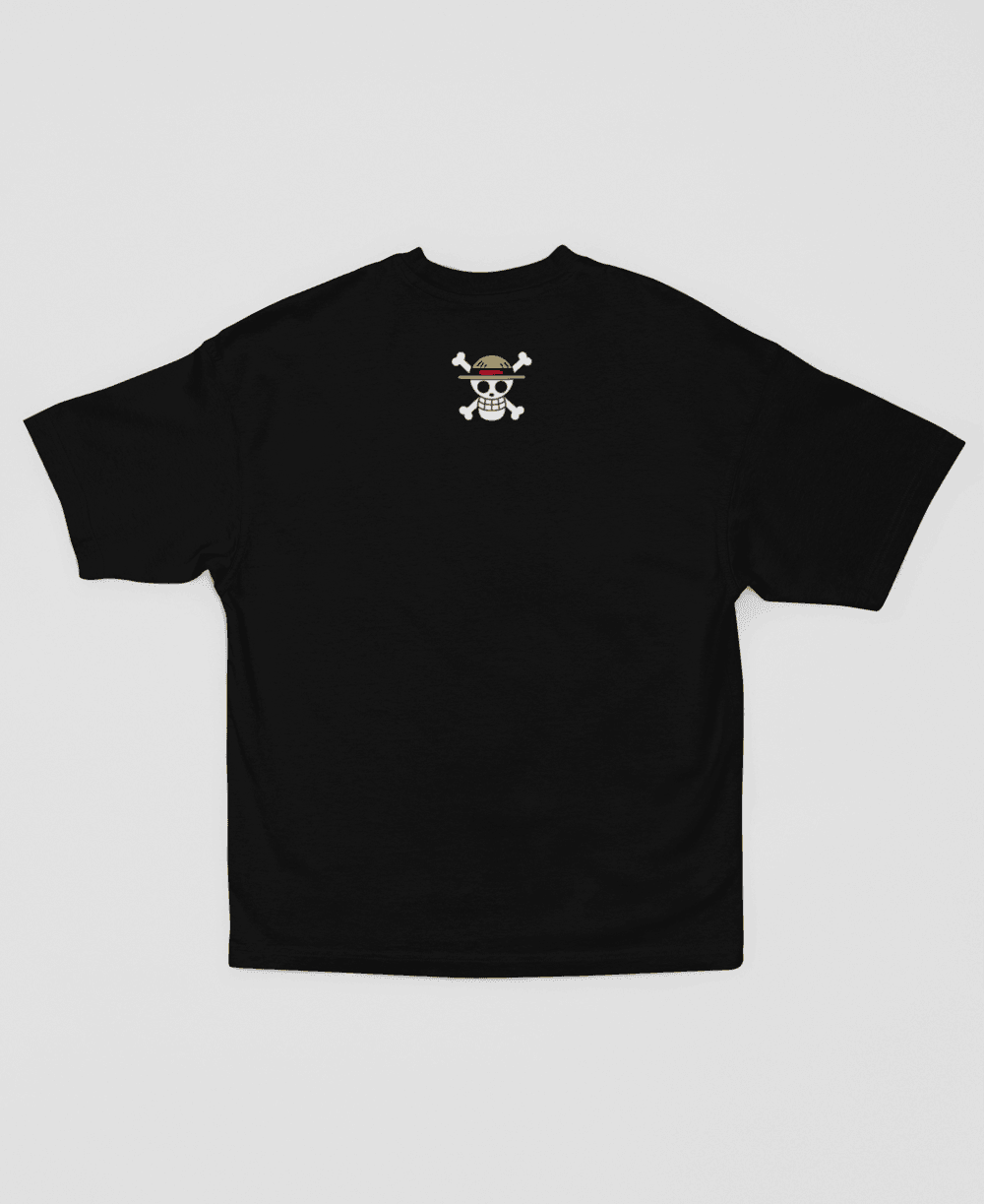 Camiseta - One Piece Luffy Negra